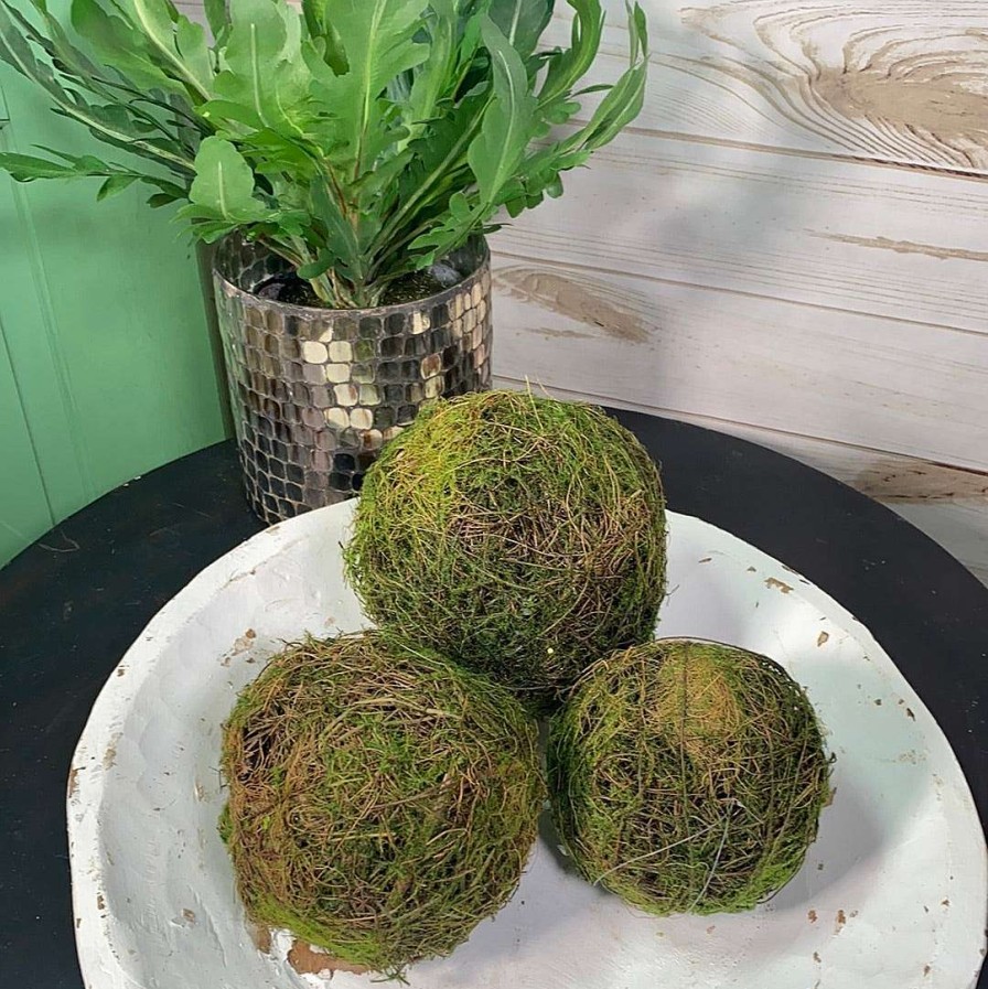 CRI Floral Decor | Moss Orb 4"