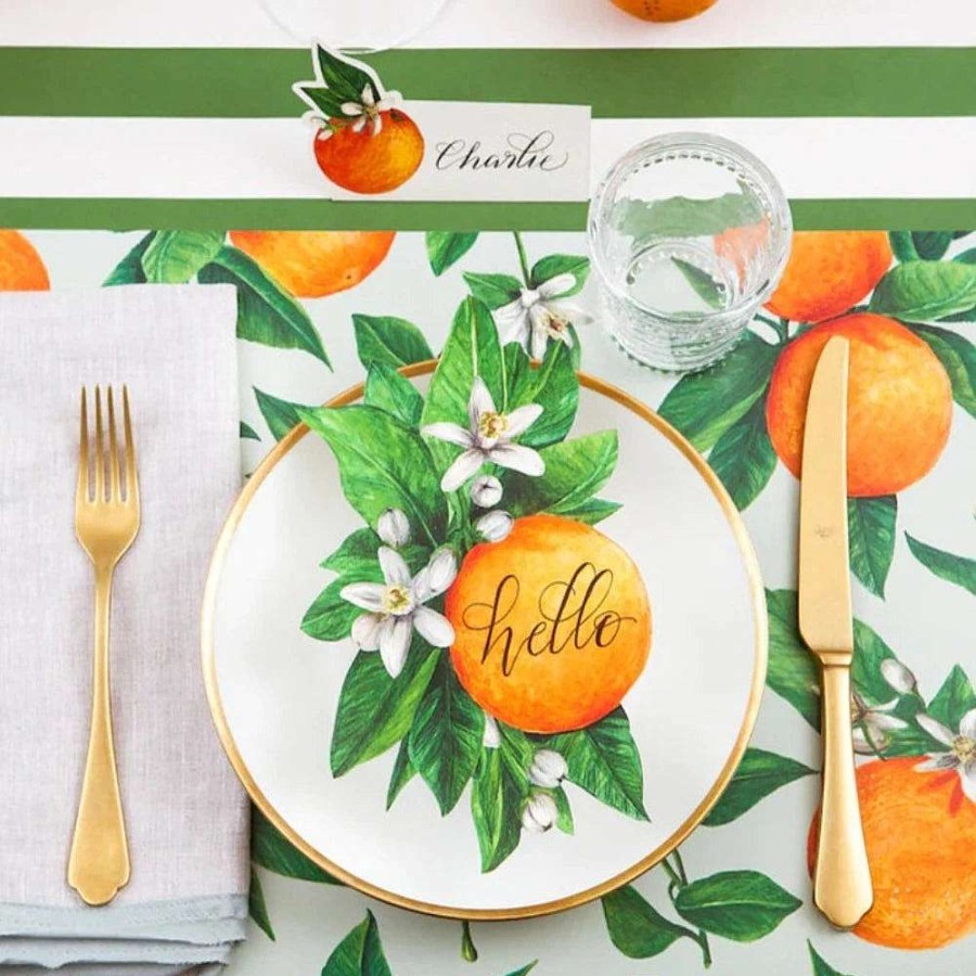 Hester & Cook Spring | Orange Orchard Placemat Sheets