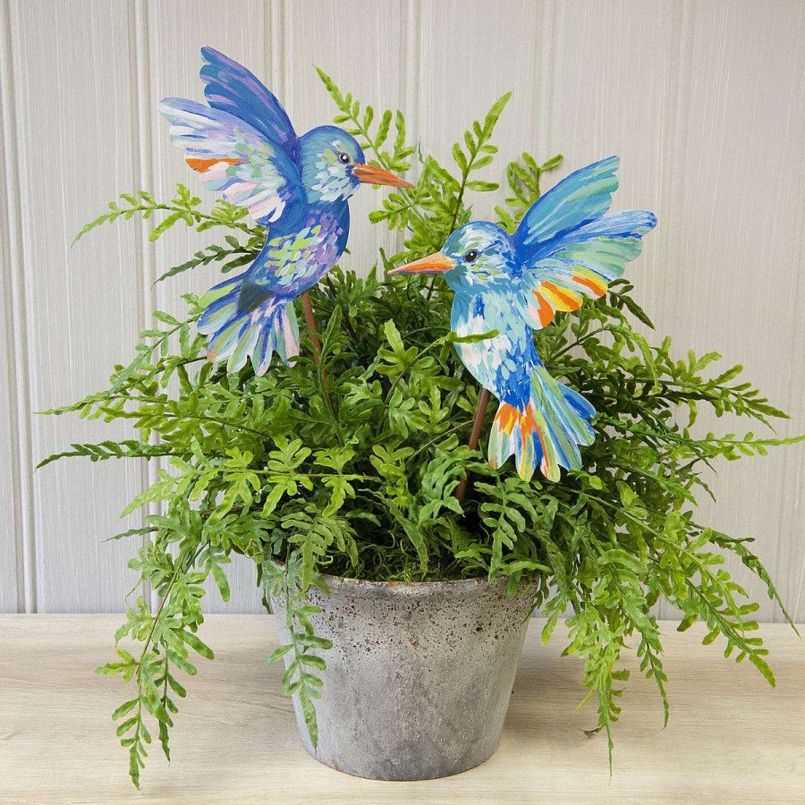 The Round Top Collection Pot Stakes | Artful Hummingbird