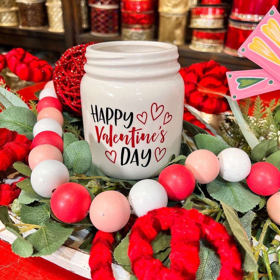 Burton & Burton Decorative Containers | Valentine'S Day Mason Jar