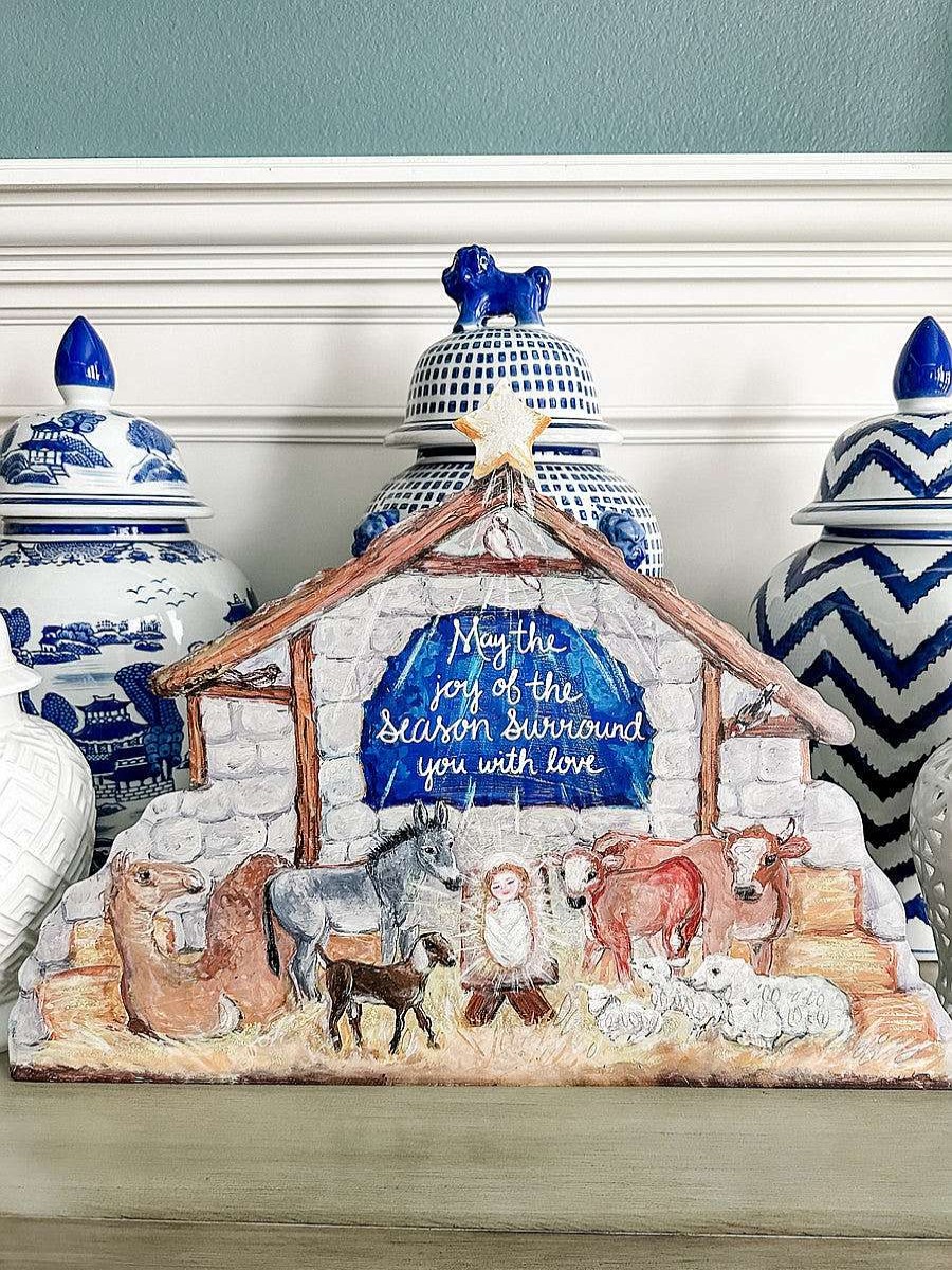 The Round Top Collection Pot Stakes | Nativity Scene