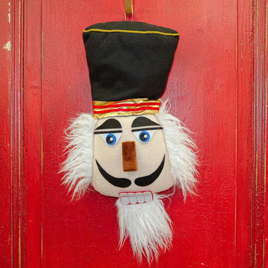 Liberty Floral Home Accents | Plush Black Hat Nutcracker