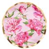 Sophistiplate Wedding Showers | Wavy Dinner Plate, Pink Peonies