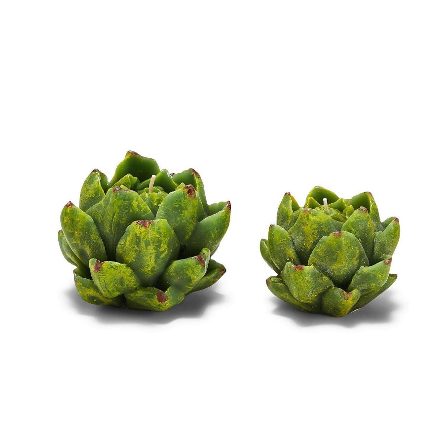 Two's Company Home Accents | Artichoke Candle Set