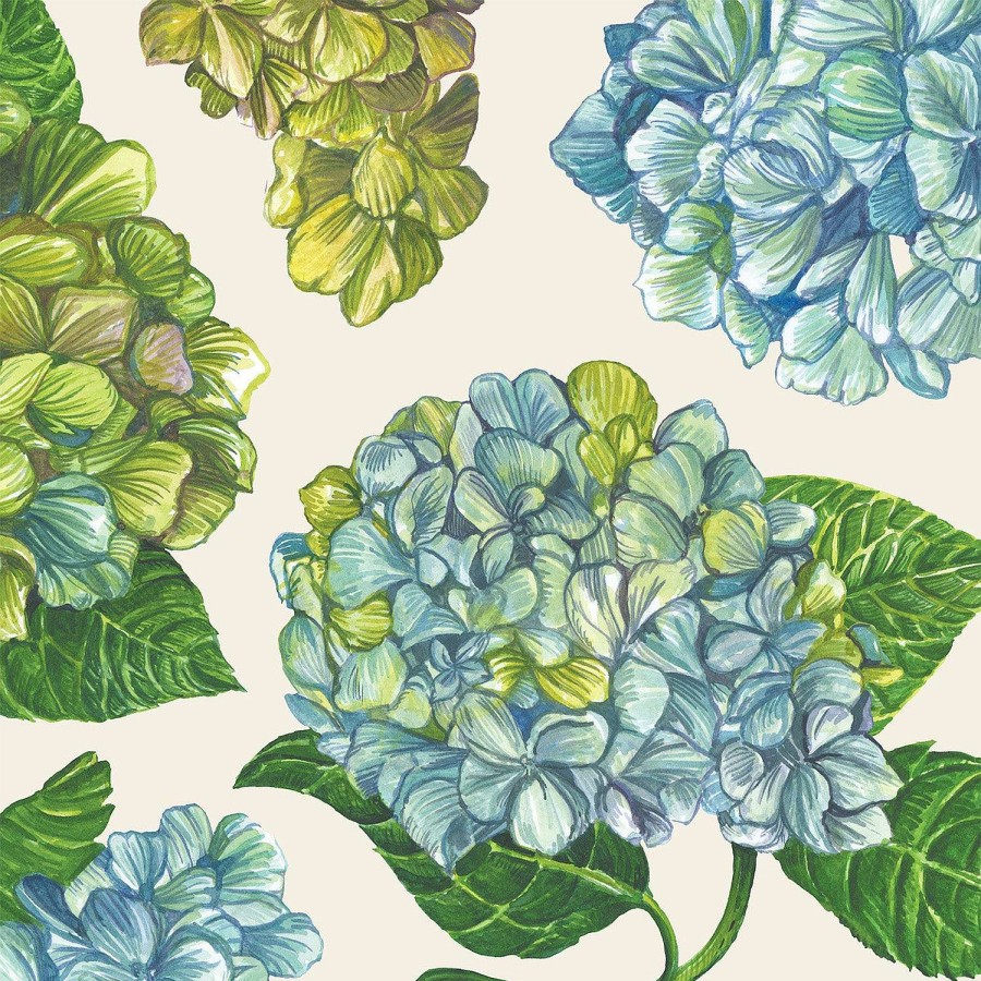 Hester & Cook Spring | Hydrangea Cocktail Napkin Set