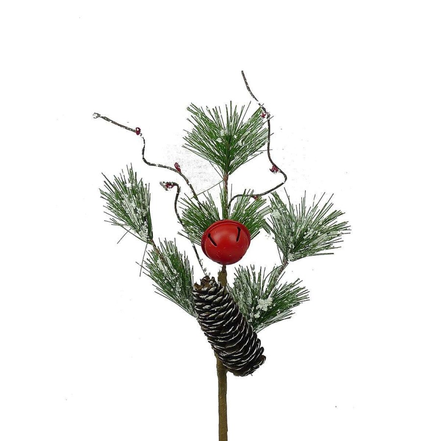 Liberty Floral Winter | Snow Pine Cone Pick