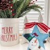 The Round Top Collection Table Decor | Snowman & Curious Cardinal Star Charm