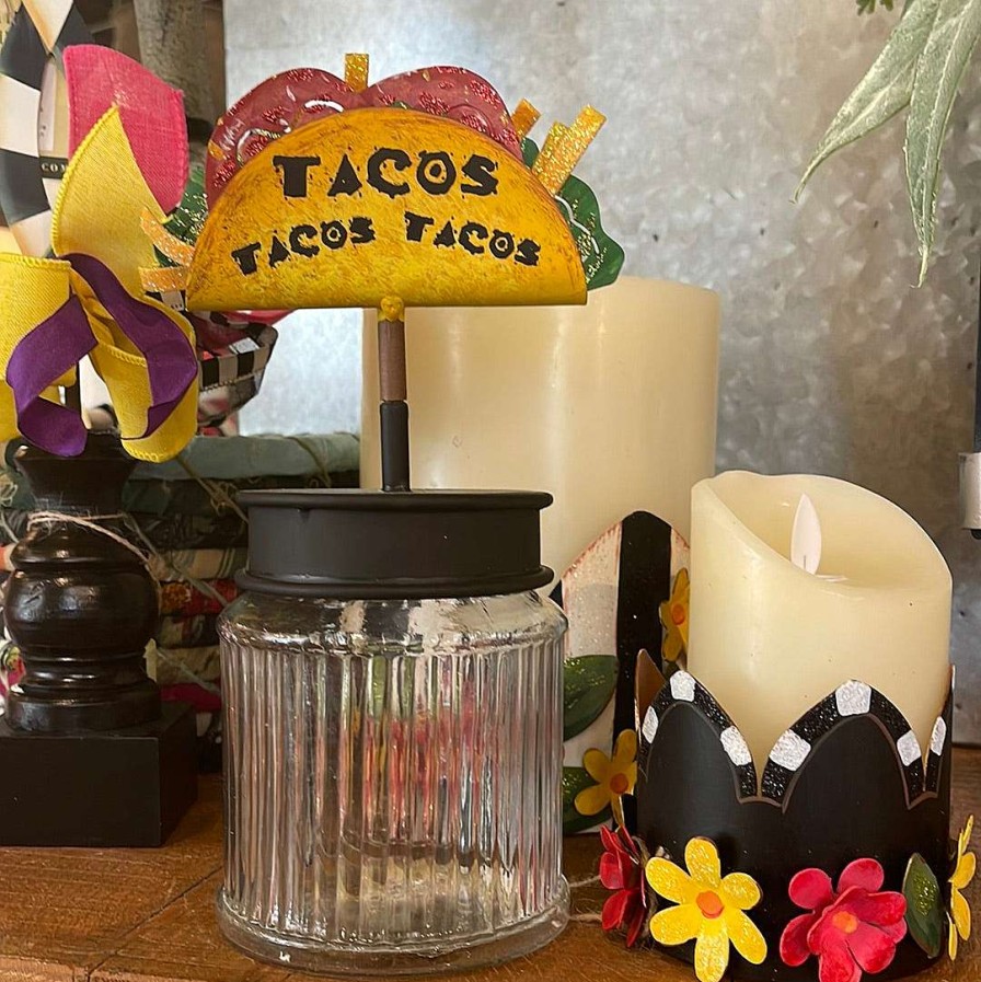 The Round Top Collection Table Decor | Tacos, Tacos, Tacos Finial