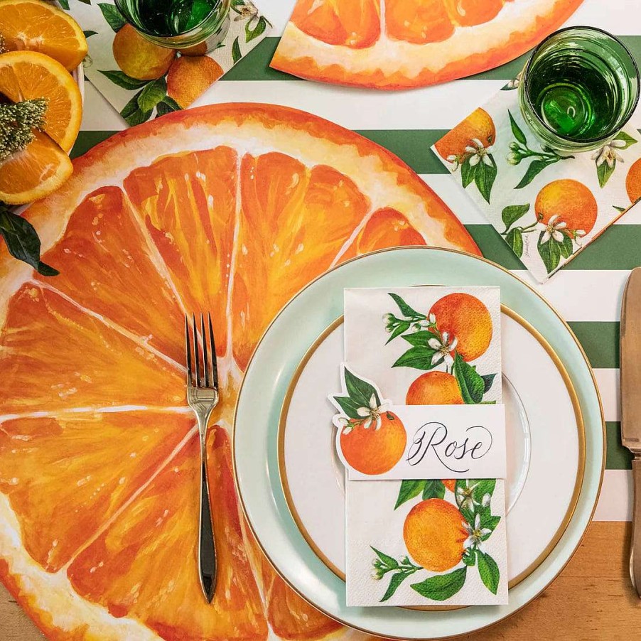 Hester & Cook Spring | Orange Orchard Cocktail Napkin Set