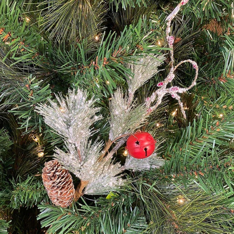 Liberty Floral Floral Decor | Snow Pine Cone Pick