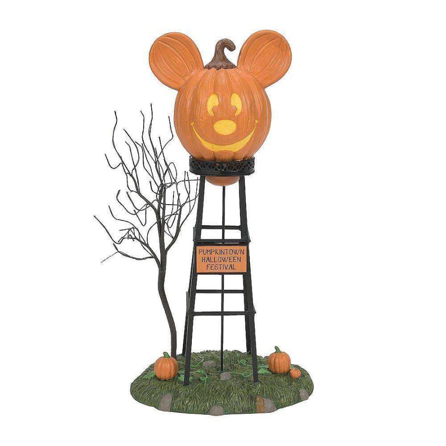 Department 56 Table Decor | Pumpkintown Water Tower, Dept. 56 Village