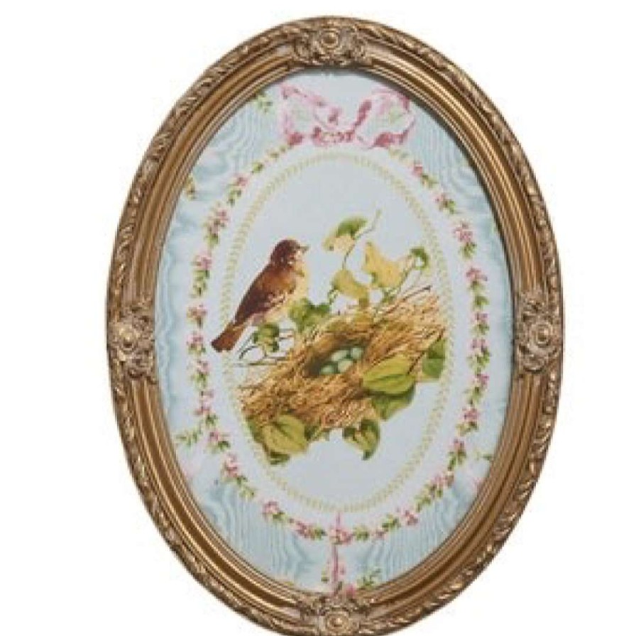 RAZ Spring | Victorian Bird Framed Wall Art