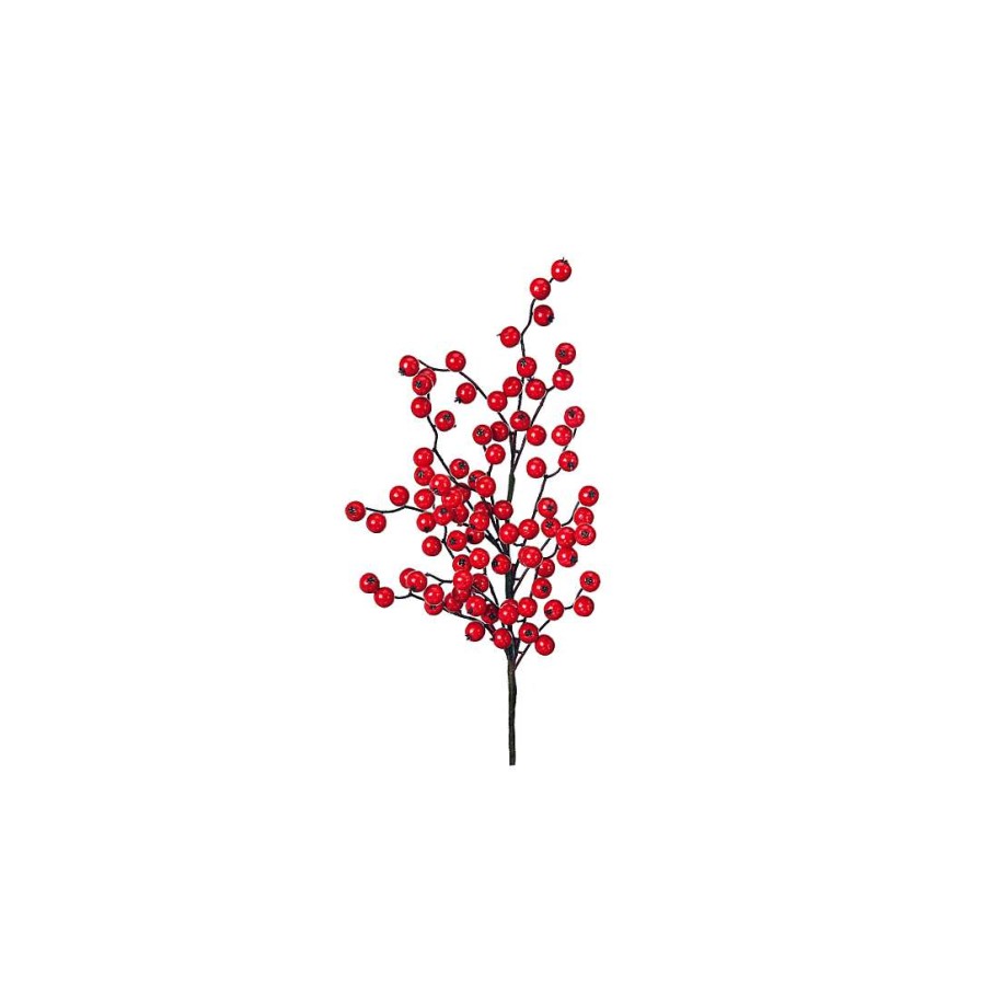 Regency Floral | Deluxe Red Berry Spray, 24"