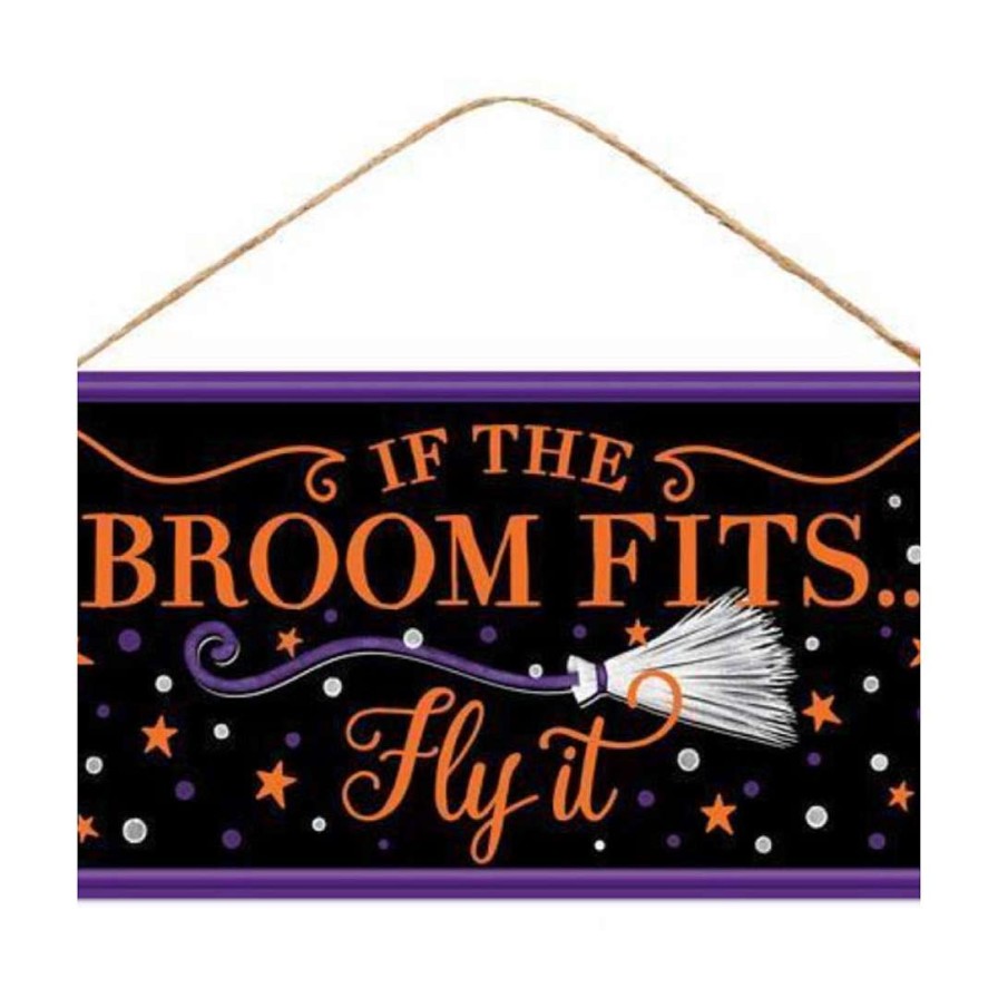 Craig Bachman Focal Points | If The Broom Fits, Fly It Sign