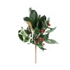 Direct Export Co. Floral | Green And Red Holly Eucalyptus Spray