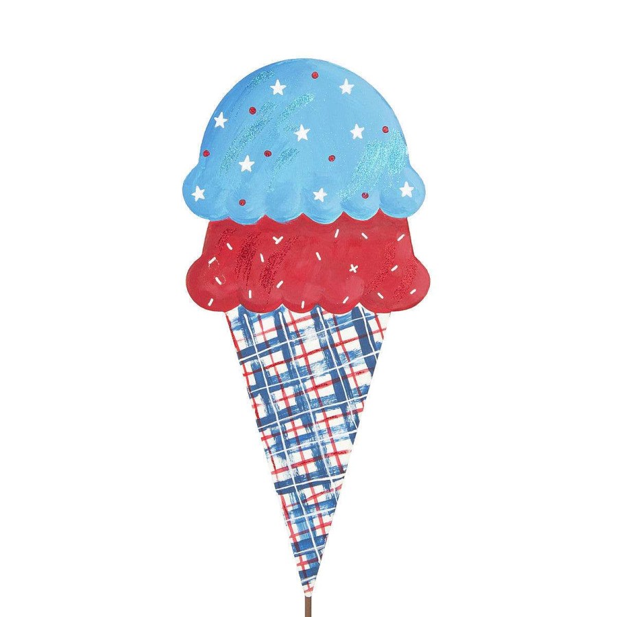 The Round Top Collection Spring | Patriotic Double Scoop Ice Cream Cone