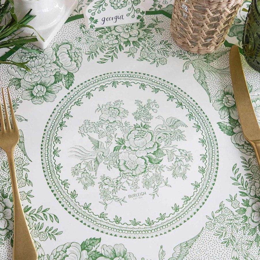 Hester & Cook Party Diy | Die-Cut Green Asiatic Pheasants Sheets