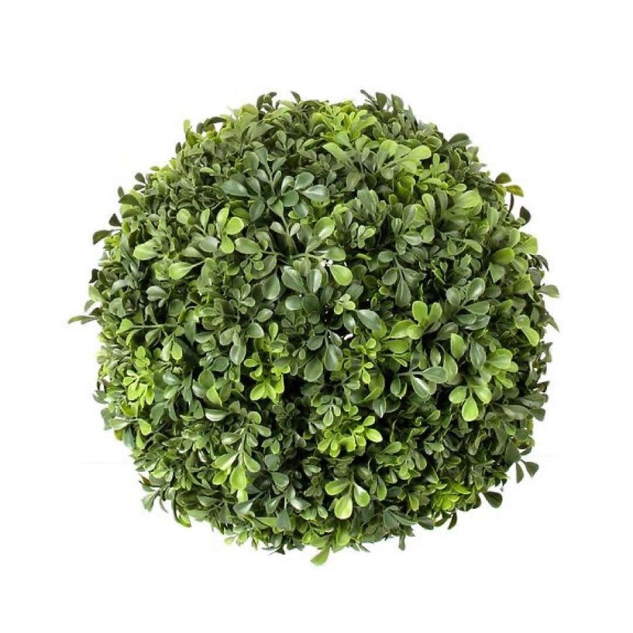 Regency Faux Plants | Artificial English Boxwood Ball, 13"