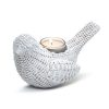 Two's Company Spring | Basket Weave Pattern Bird Cachepot