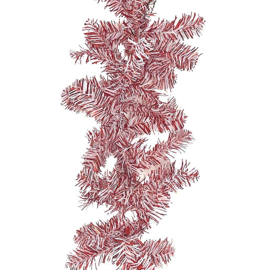 Liberty Floral Wall Decor | Red And White Garland, 6'