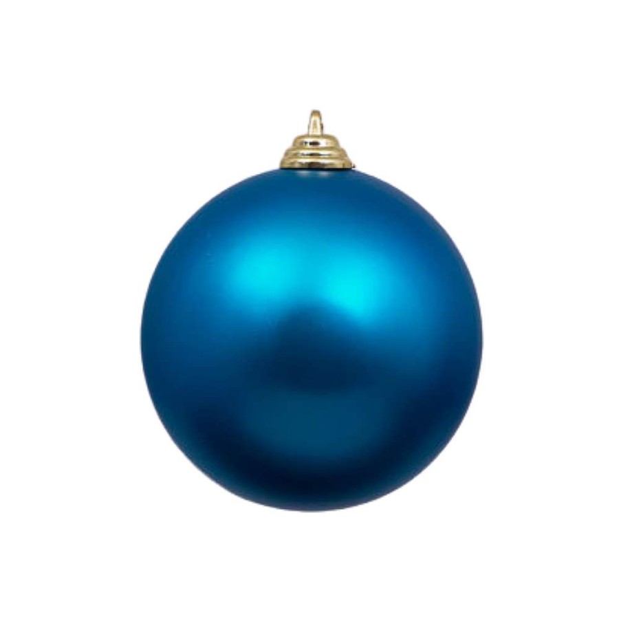 Farrisilk Spring | Turquoise Matte Ball Ornament, 8"