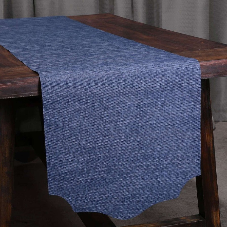 Beatriz Ball Table Decor | Woven Runner, Blue