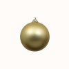 Farrisilk Mardi Gras | Gold Matte Ball Ornament, 6"