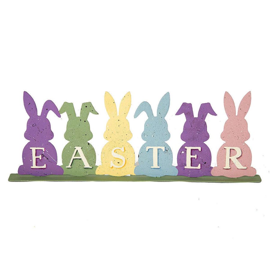 The Round Top Collection Figurines | Vintage Pastel Bunny Centerpiece