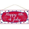 Craig Bachman Wall Decor | Happy 4Th Of July Sign