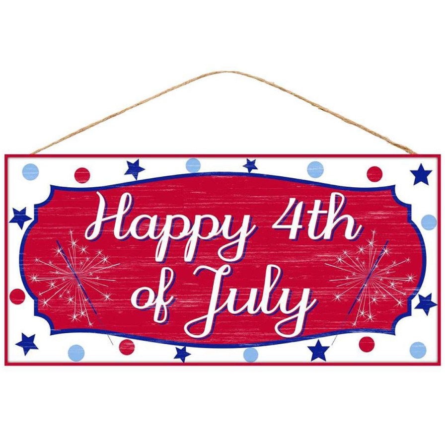 Craig Bachman Wall Decor | Happy 4Th Of July Sign