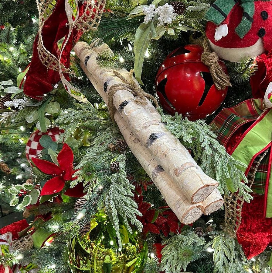 Direct Export Co. Focal Points | Natural Faux Birch Log Bundle