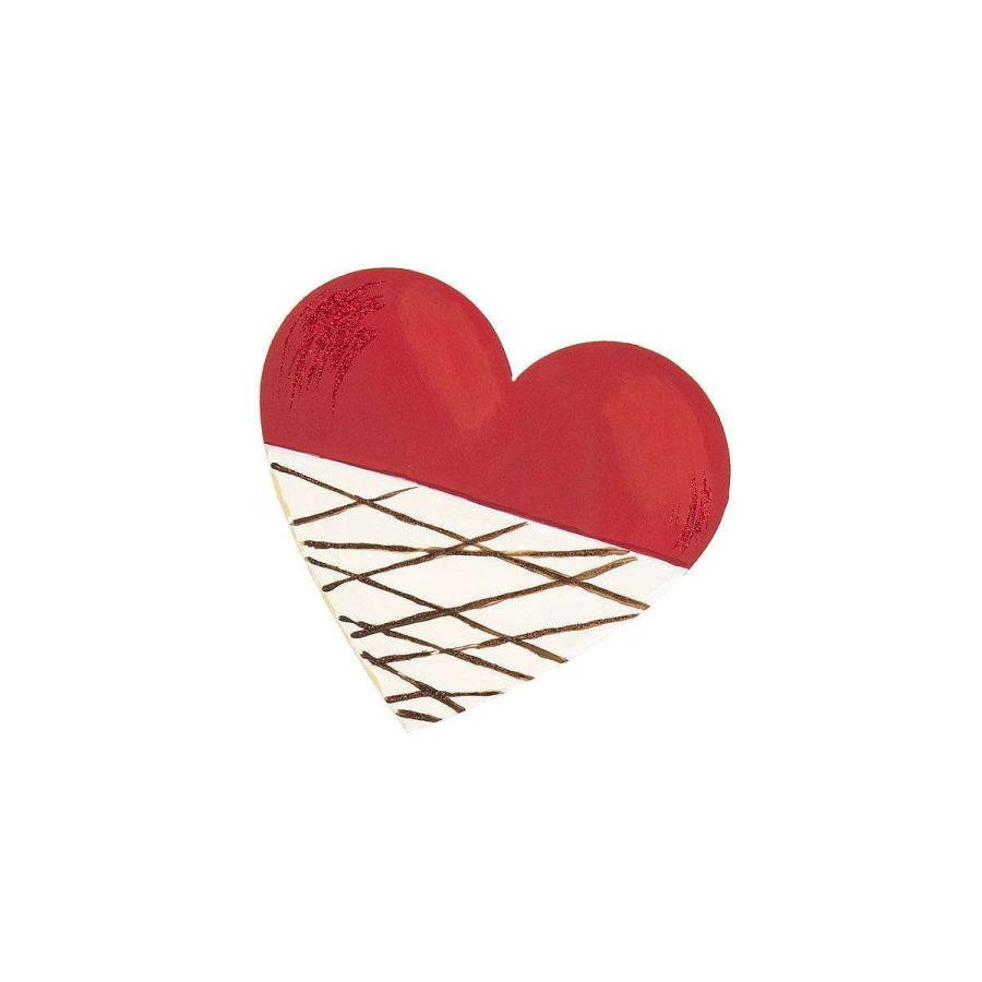 The Round Top Collection Table Decor | Chocolate Dipped Heart Magnet