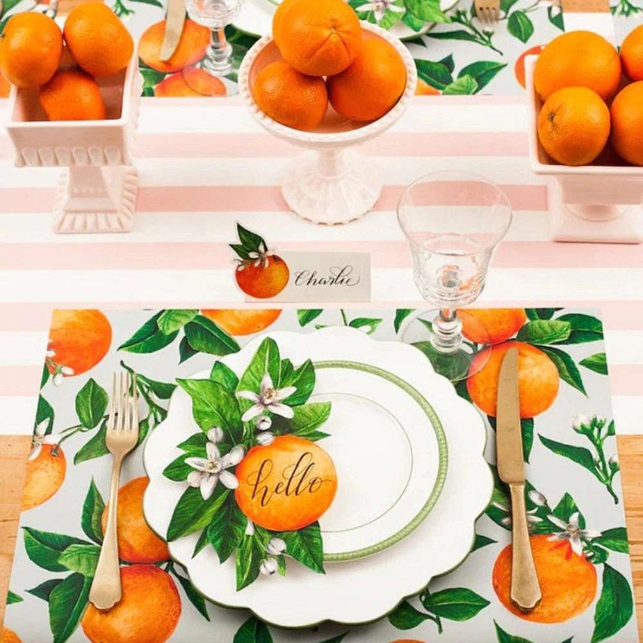 Hester & Cook Spring | Orange Orchard Placemat Sheets