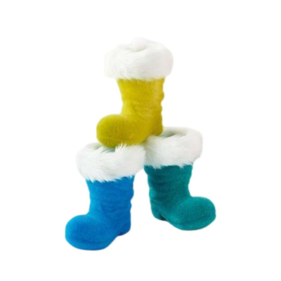 180 Degrees Table Decor | Flocked Boot, 6"