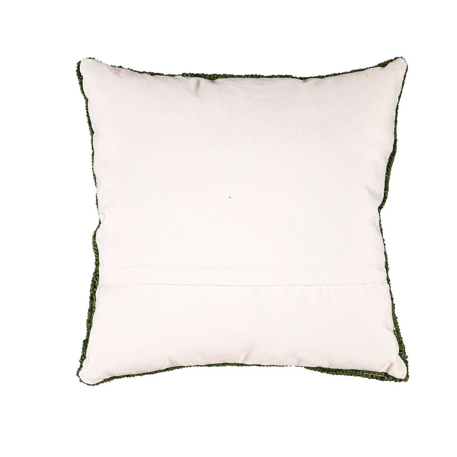 Evergreen Pillows | Pastel Posies Hooked Throw Pillow