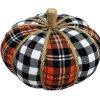 Liberty Floral Home Accents | Plaid Fabric Pumpkin-Large