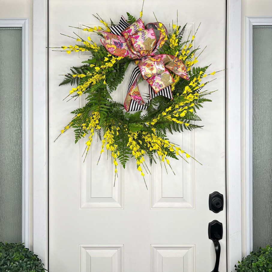 Miss Cayce's Door Decor | Simply Spring Wreath