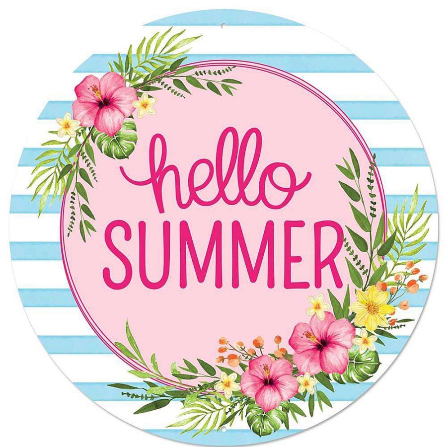 Craig Bachman Signs | Hello Summer Floral Sign