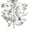 Mark Roberts Floral Decor | Platinum Laurel Leaf Spray, 25"